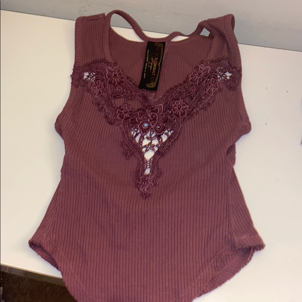 Cool designs purple tank top